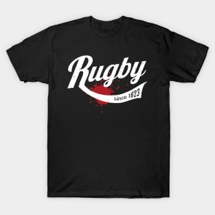 Rugby Bloodied Text Logo T-Shirt